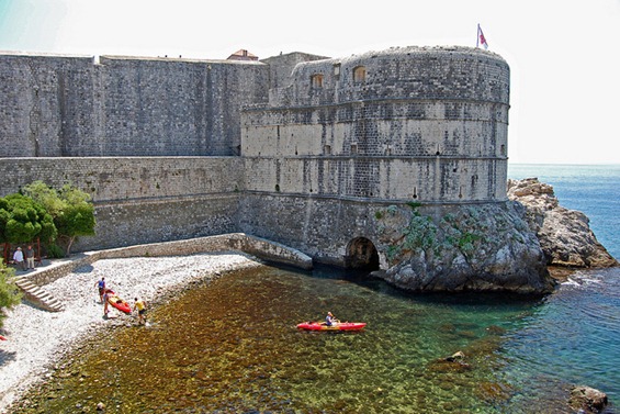 Kayaking, Dubrovnik, Croatia